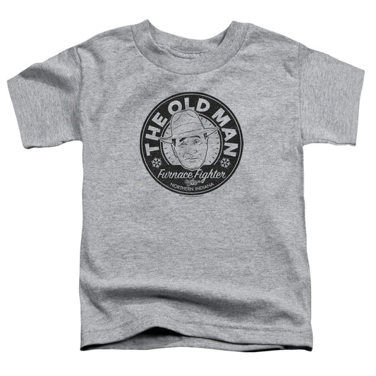 A Christmas Story The Old Man Toddler Kids Youth T Shirt Athletic Heather Officially Licensed