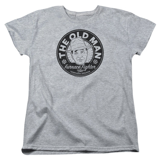 A Christmas Story The Old Man Womens T Shirt Athletic Heather Officially Licensed