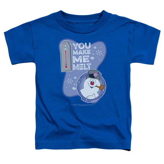 Frosty The Snowman Melt Toddler Kids Youth T Shirt Royal Blue Officially Licensed
