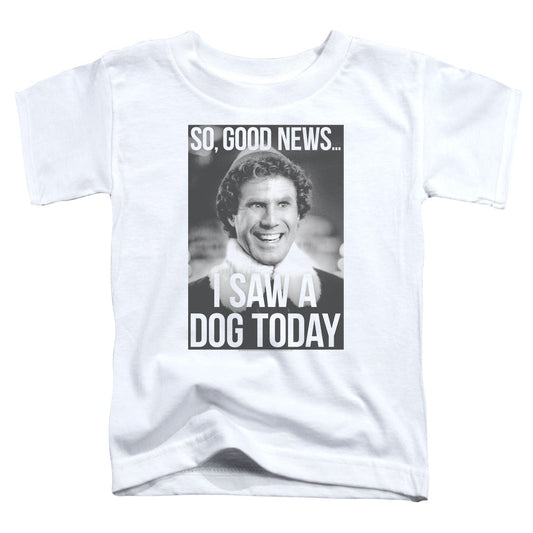 Elf Must Love Dogs Toddler Kids Youth T Shirt White Officially Licensed