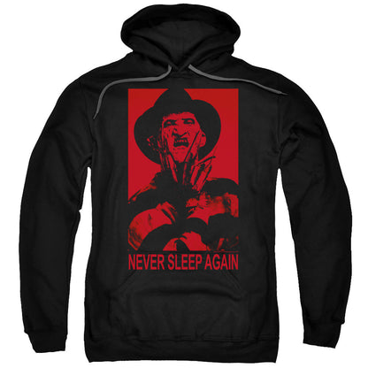 Nightmare On Elm Street Never Sleep Again Mens Hoodie Black Officially Licensed