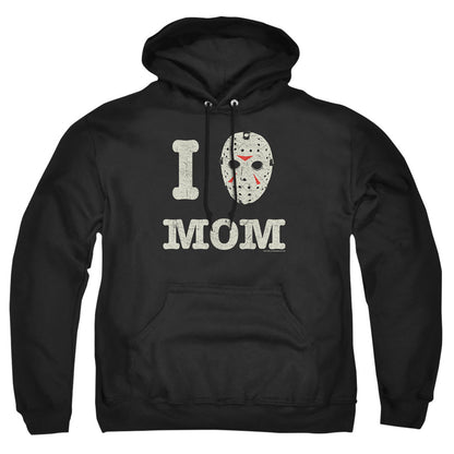 Friday The 13Th Mommas Boy Mens Hoodie Black Officially Licensed