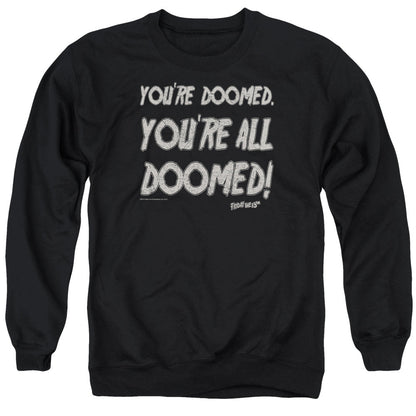 Friday The 13Th Doomed Mens Crewneck Sweatshirt Black