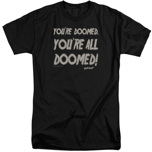 Friday The 13Th Doomed Mens Tall T Shirt Black Officially Licensed