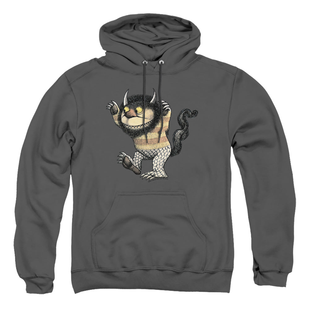 Where The Wild Things Are Carol Mens Hoodie Charcoal Officially Licensed