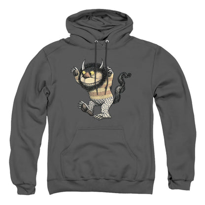 Where The Wild Things Are Carol Mens Hoodie Charcoal Officially Licensed