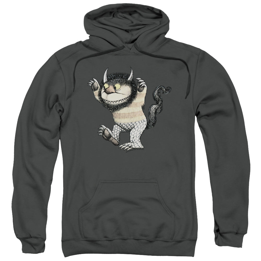 Where The Wild Things Are Carol Mens Hoodie Charcoal Officially Licensed