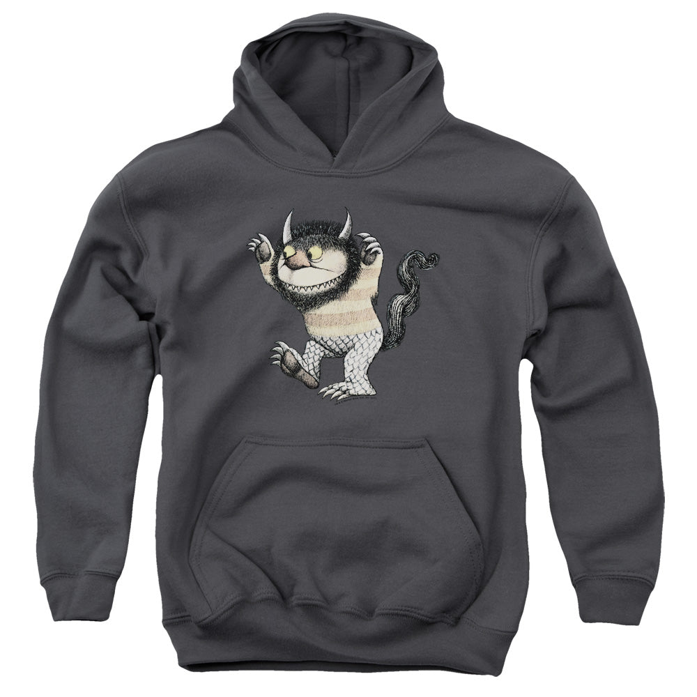 Where The Wild Things Are Carol Kids Youth Hoodie Charcoal Officially Licensed