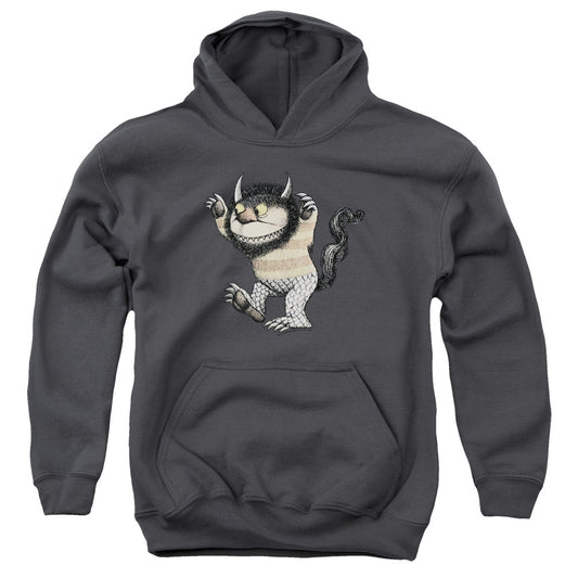 Where The Wild Things Are Carol Kids Youth Hoodie Charcoal Officially Licensed