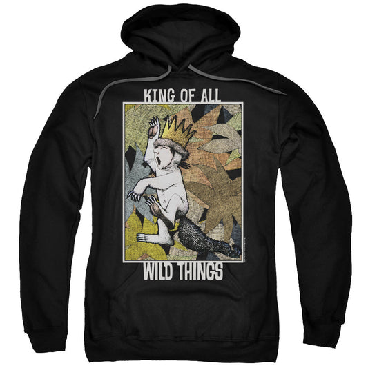 Where The Wild Things Are King Of All Wild Things Mens Hoodie Black Officially Licensed