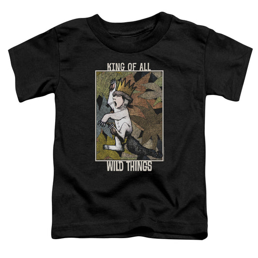 Where The Wild Things Are King Of All Wild Things Toddler Kids Youth T Shirt Black Officially Licensed