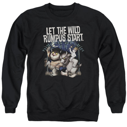 Where The Wild Things Are Wild Rumpus Mens Crewneck Sweatshirt Black Officially Licensed