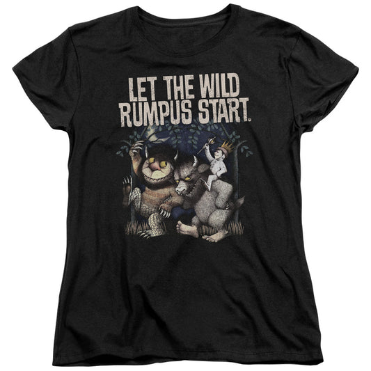 Where The Wild Things Are Wild Rumpus Womens T Shirt Black Officially Licensed