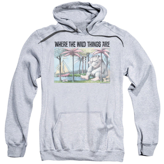 Where The Wild Things Are Cover Art Mens Hoodie Athletic Heather Officially Licensed