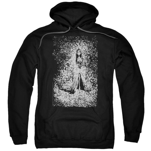 Corpse Bride Bird Dissolve Mens Hoodie Black Officially Licensed