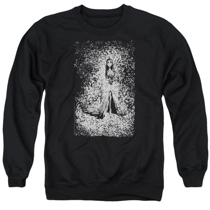 Corpse Bride Bird Dissolve Mens Crewneck Sweatshirt Black Officially Licensed