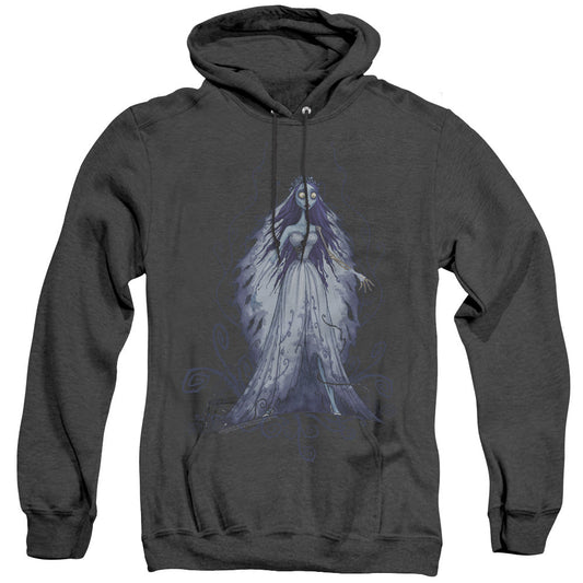 Corpse Bride Vines Mens Heather Hoodie Black Officially Licensed