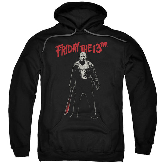 Friday The 13Th Chchch Ahahah Mens Hoodie Black Officially Licensed