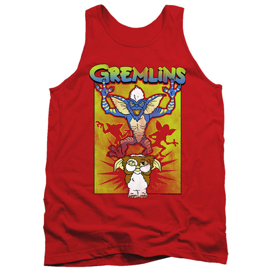 Gremlins Be Afraid Mens Tank Top Shirt Red Officially Licensed