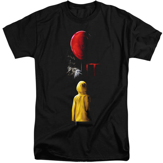 IT Red Balloon Mens Tall T Shirt Black Officially Licensed