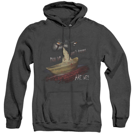 It 2017 Now We Arent Strangers Mens Heather Hoodie Black Officially Licensed