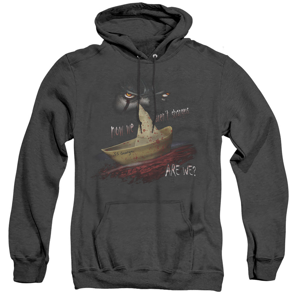 It 2017 Now We Arent Strangers Mens Heather Hoodie Black Officially Licensed