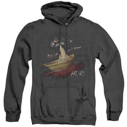 It 2017 Now We Arent Strangers Mens Heather Hoodie Black Officially Licensed