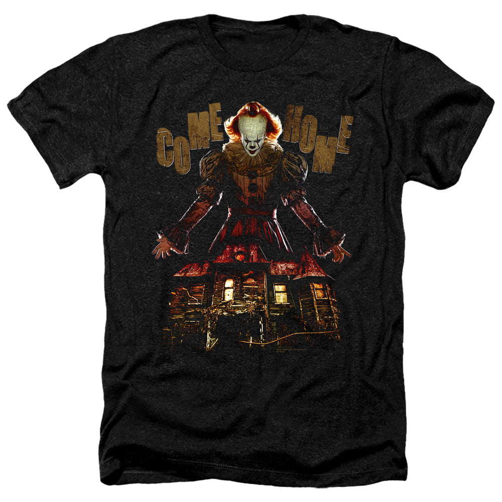 IT 2 Come Home Heather Mens T Shirt Black Officially Licensed