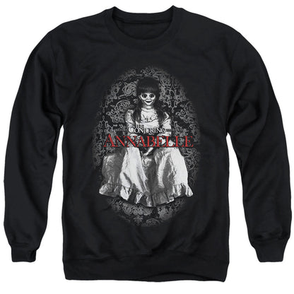 Annabelle Annabelle Mens Crewneck Sweatshirt Black Officially Licensed