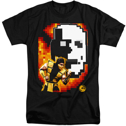 Mortal Kombat Klassic Scorpion Mens Tall T Shirt Black Officially Licensed
