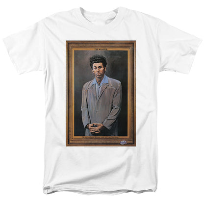Seinfeld Kramer Portrait Mens T Shirt Charcoal