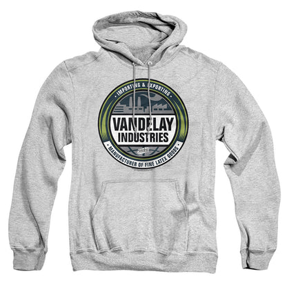 Seinfeld Vendelay Logo Mens Hoodie Athletic Heather