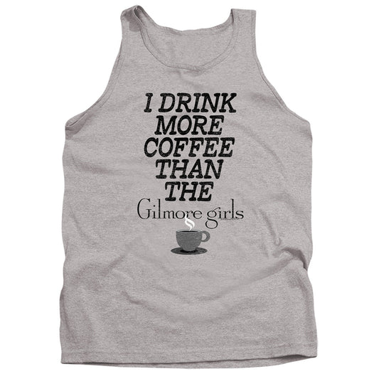 Gilmore Girls More Coffee Mens Tank Top Shirt Athletic Heather