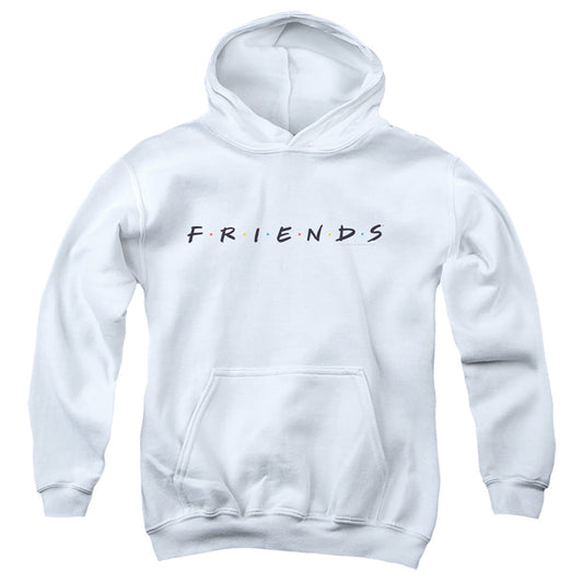 Friends Logo Kids Youth Hoodie White