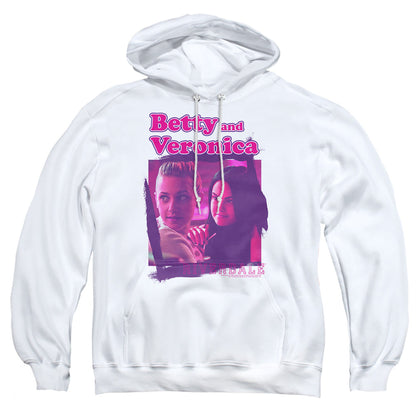 Riverdale Betty And Veronica Mens Hoodie White