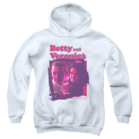Riverdale Betty And Veronica Kids Youth Hoodie White