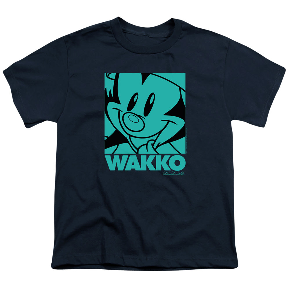 Animaniacs Pop Wakko Kids Youth T Shirt Navy Blue Officially Licensed