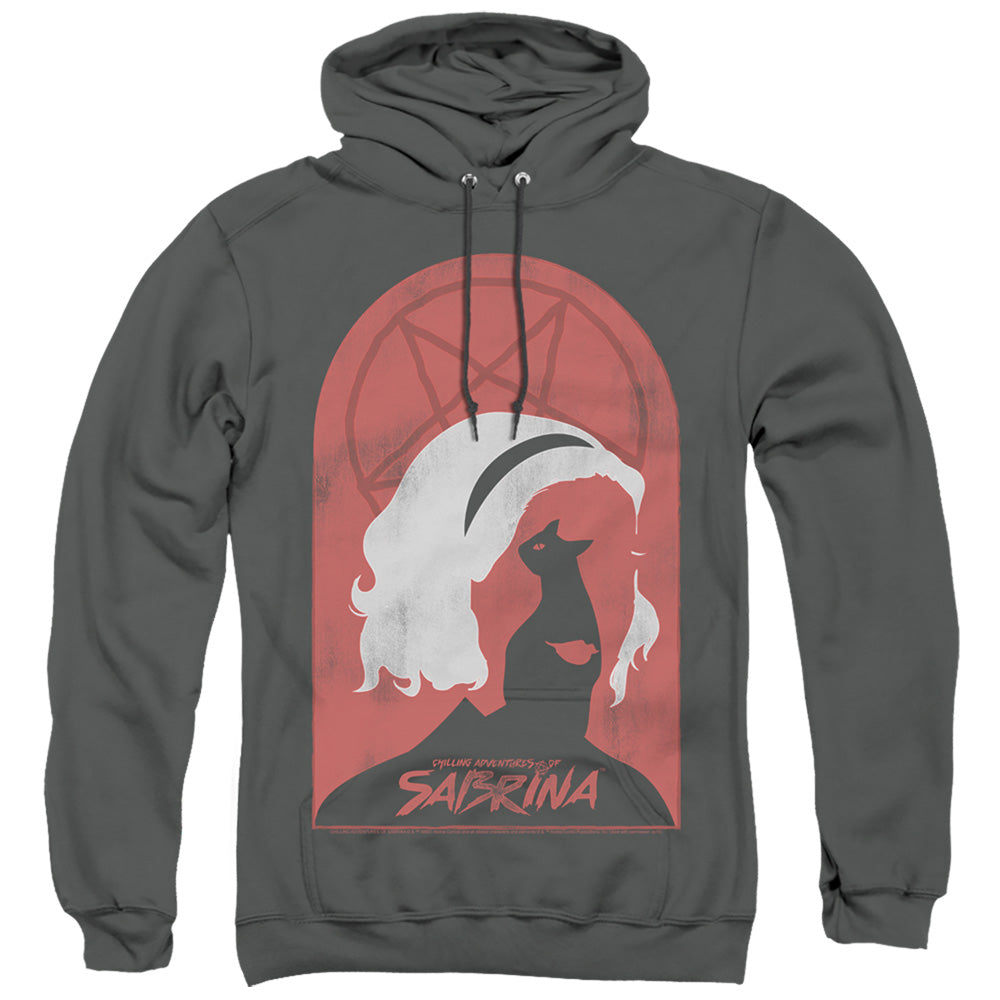 Chilling Adventures Of Sabrina Sabrina And Salem Mens Hoodie Charcoal