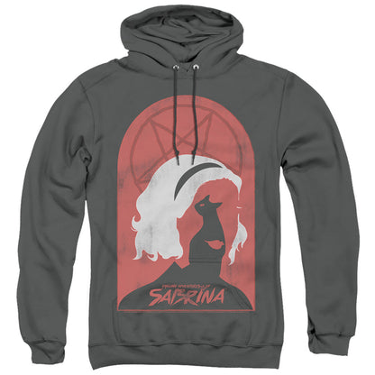 Chilling Adventures Of Sabrina Sabrina And Salem Mens Hoodie Charcoal
