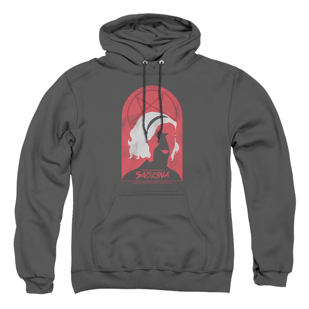 Chilling Adventures Of Sabrina Sabrina And Salem Mens Hoodie Charcoal