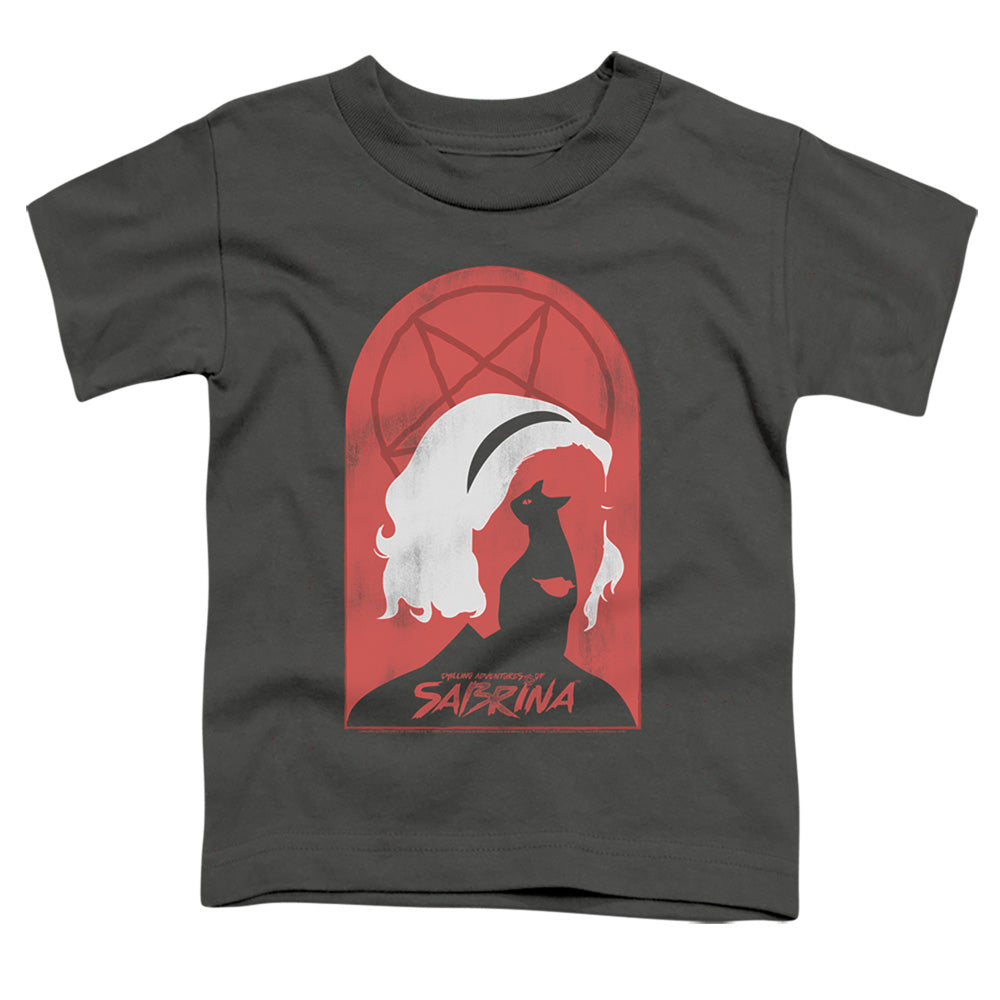 Chilling Adventures Of Sabrina Sabrina And Salem Toddler Kids Youth T Shirt Charcoal