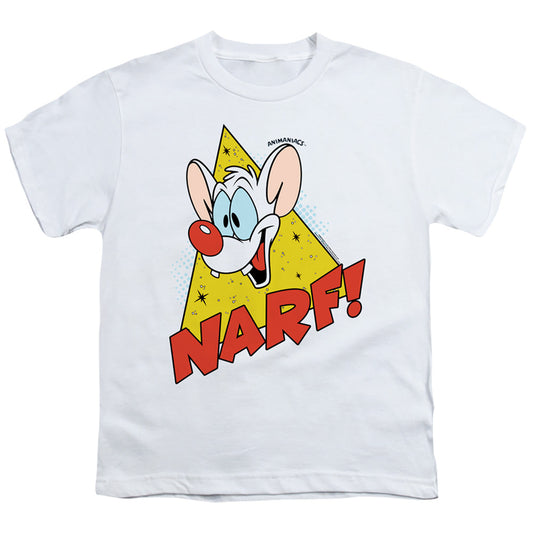 Pinky And The Brain Narf Kids Youth T Shirt White Officially Licensed