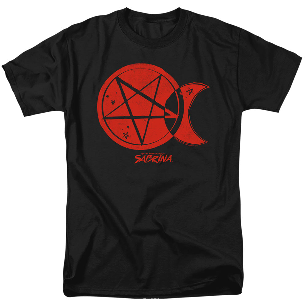 Chilling Adventures Of Sabrina Dark Moon Mens T Shirt Black Officially Licensed