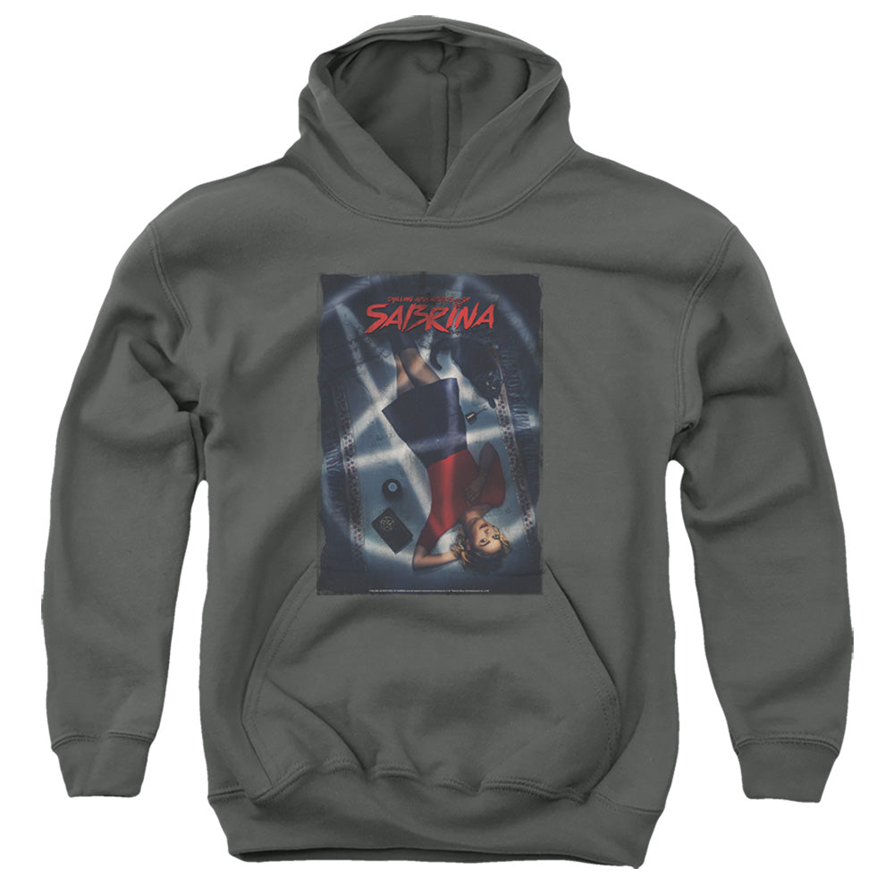 Chilling Adventures Of Sabrina Sabrina Key Art Kids Youth Hoodie Charcoal