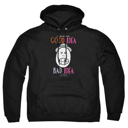 Animaniacs Good Idea Bad Idea Mens Hoodie Black Officially Licensed