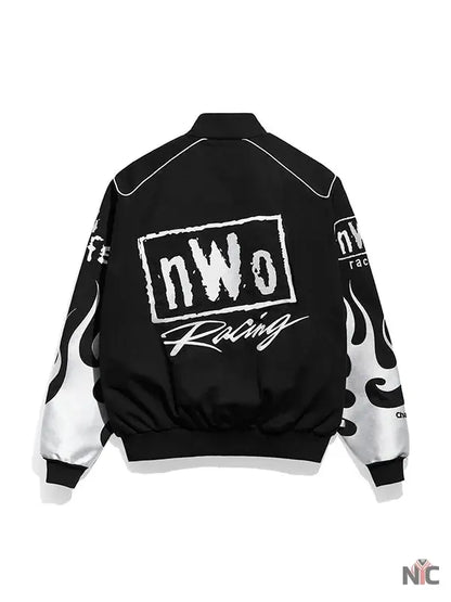 WCW New World Order Black Bomber Jacket