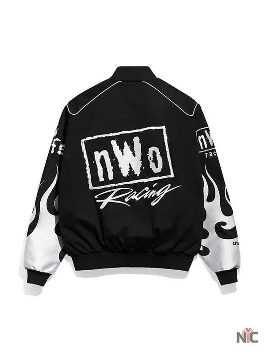 WCW New World Order Black Bomber Jacket
