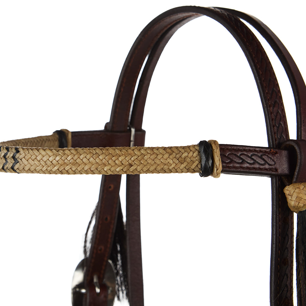 Natural Rawhide Browband Headstall