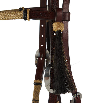 Natural Rawhide Browband Headstall