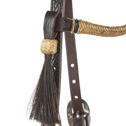 Natural Rawhide Single Ear Headstall